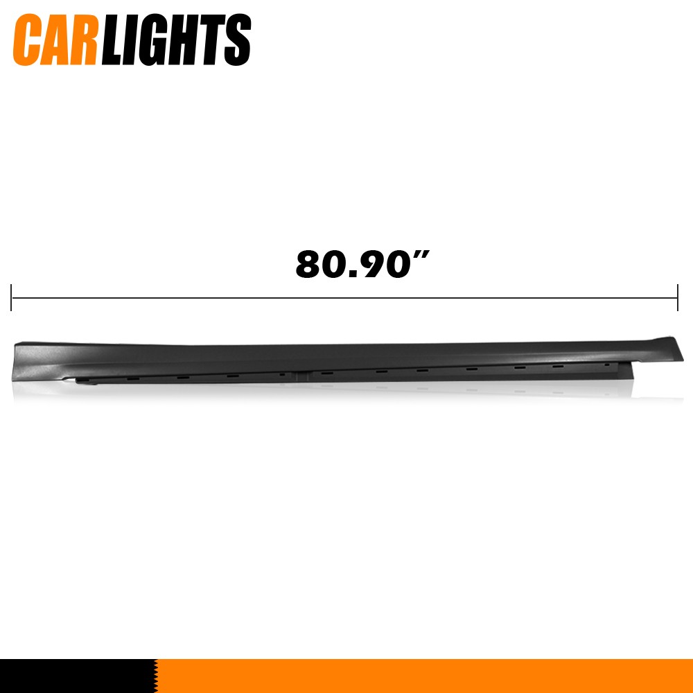 Pair /Left /Right Exterior-Rocker Panel Molding Trim Fits Ford Fusion 2013-2016