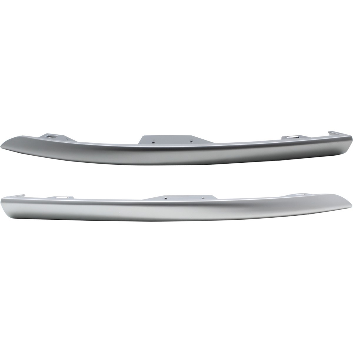 Bumper Trims Fits 2017-2021 Jeep Grand Cherokee Front LH RH Outer Satin Chrome
