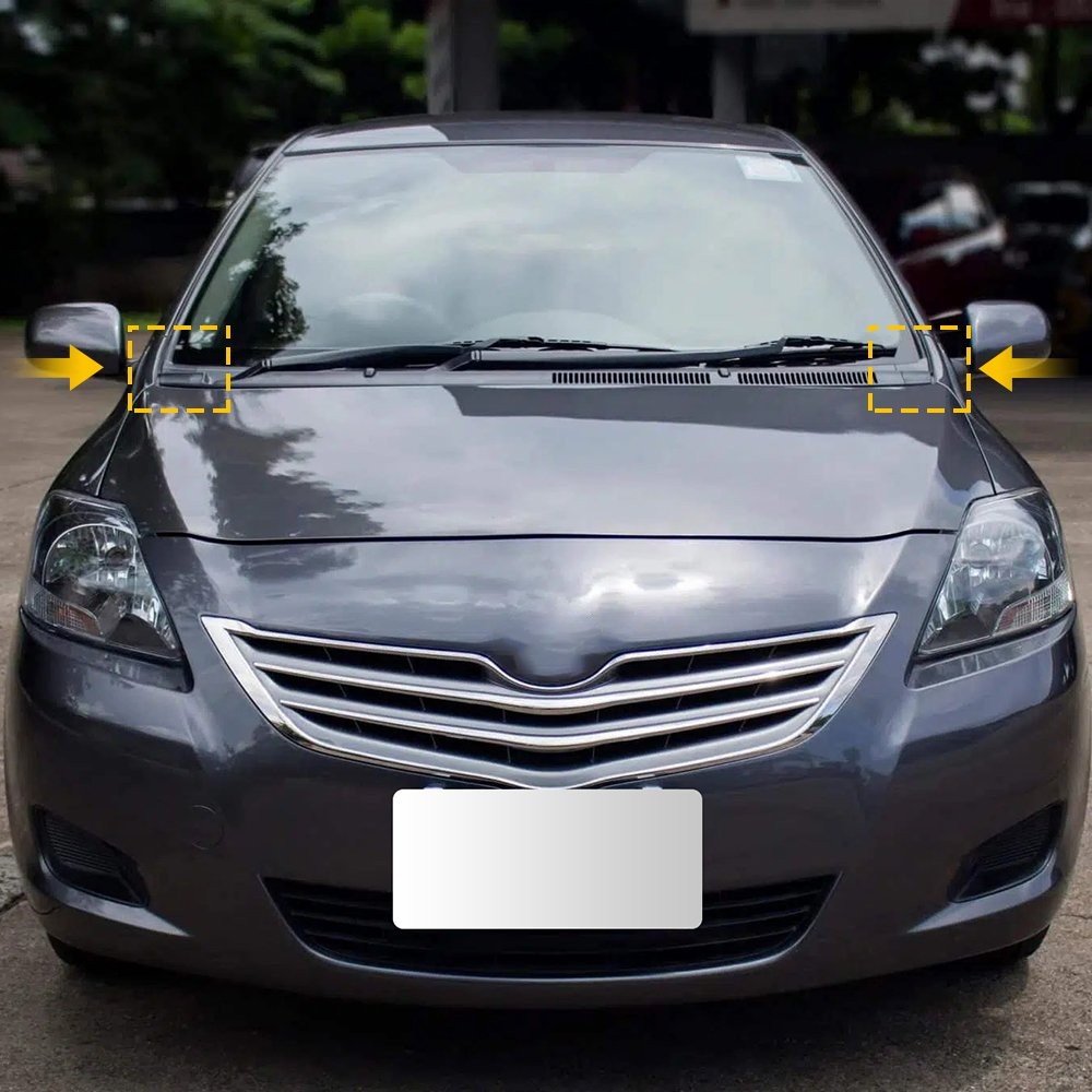 For 2006-2010 Toyota Yaris Pair Front Left & Right Windshield Wiper Cowl Cover