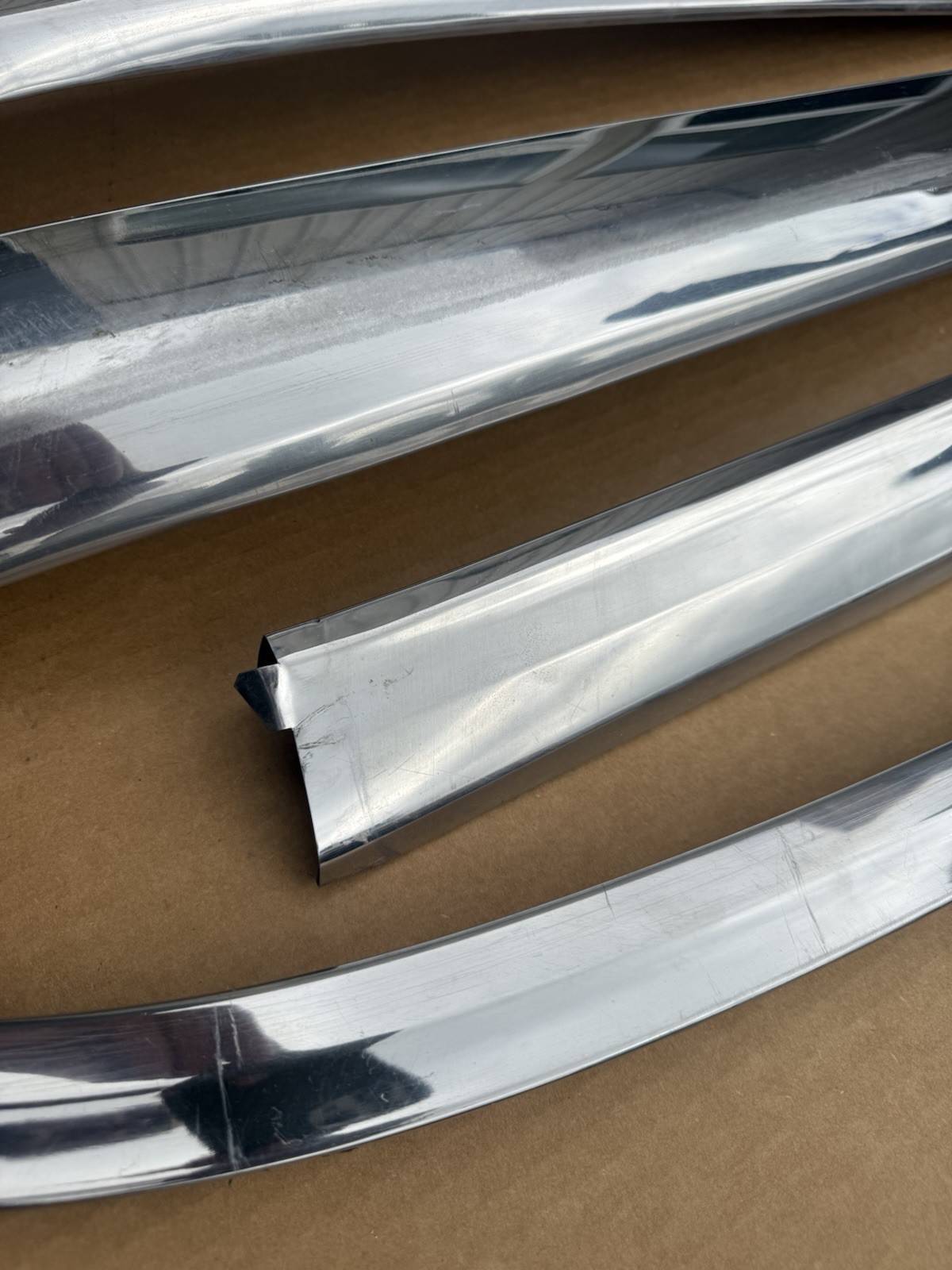 1967 1968 Ford Galaxie Convertible Windshield Trim Molding Mercury Pillar Set