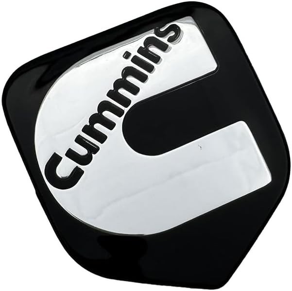 Black Chrome Fits for 2nd Gen 94-02 Front Grille Head Cummins Emblem NamePlate