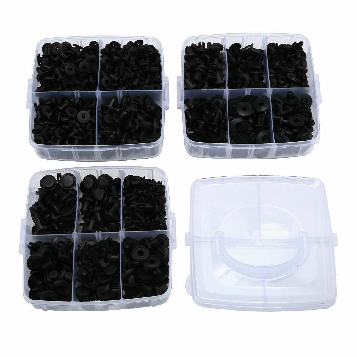 620PCS Car Body Retainer Clips Auto Fasteners Push Trim Pin Rivet Bumper Kit