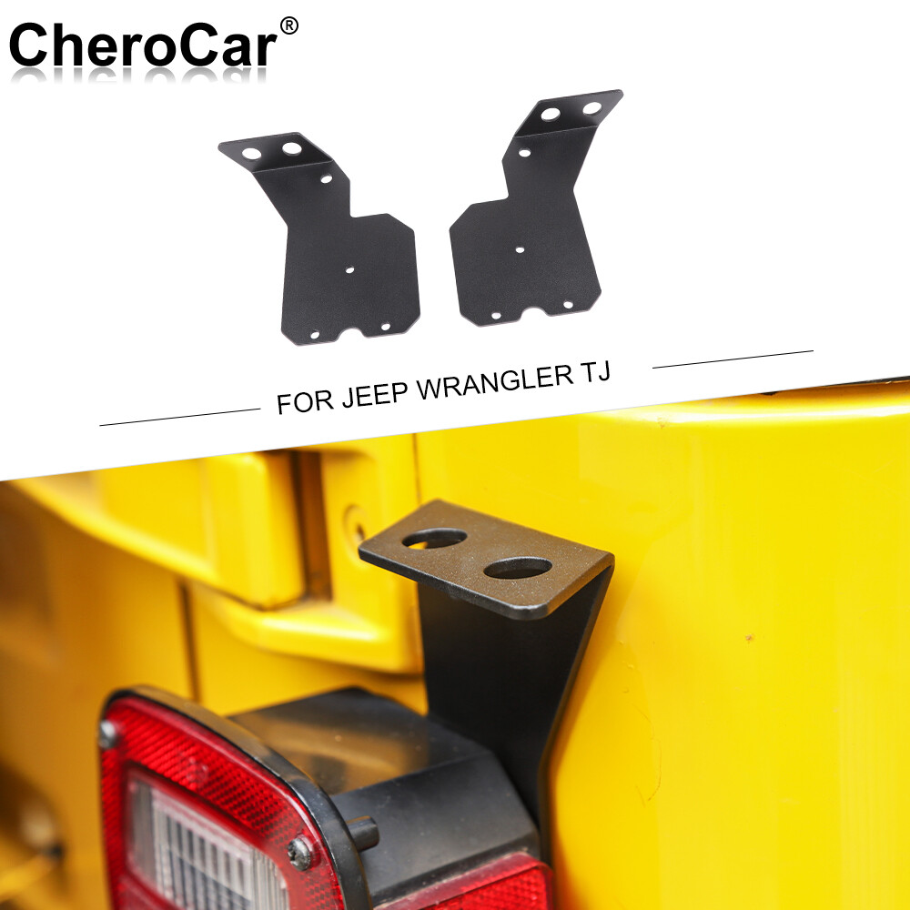 Rear Taillight Antenna Mount Bracket For Jeep Wrangler TJ 1997-06 Aluminum Alloy