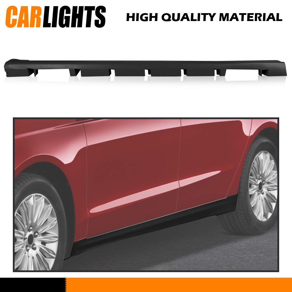 Pair /Left /Right Exterior-Rocker Panel Molding Trim Fits Ford Fusion 2013-2016