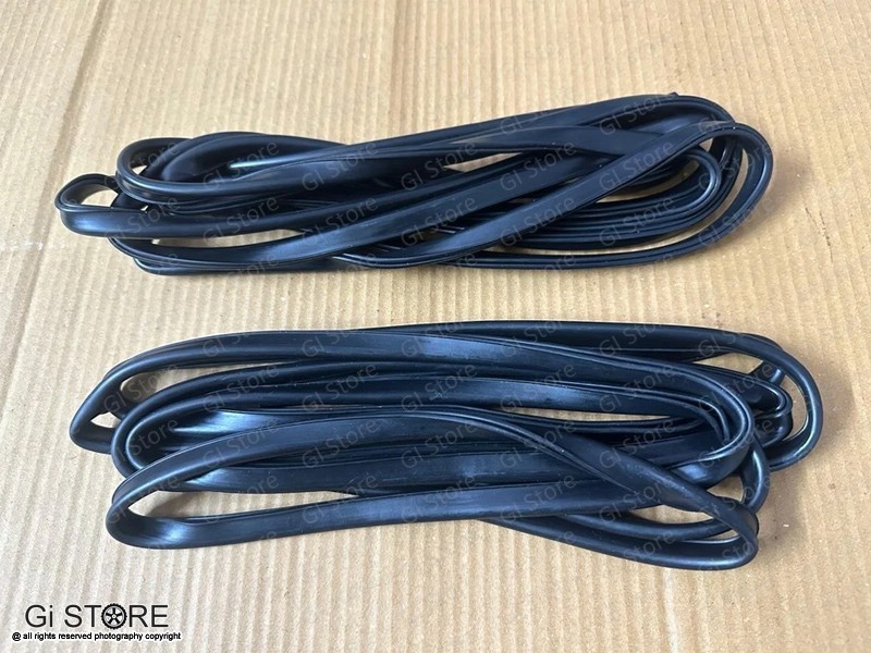 For Willys Jeep CJ6 Outer + Inner Windshield Rubber Set