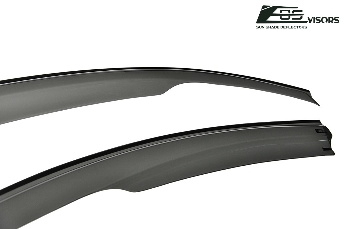 JDM MUGEN SMOKE TINTED Side Vents Sun Shade Window Visors For 14-20 Acura MDX