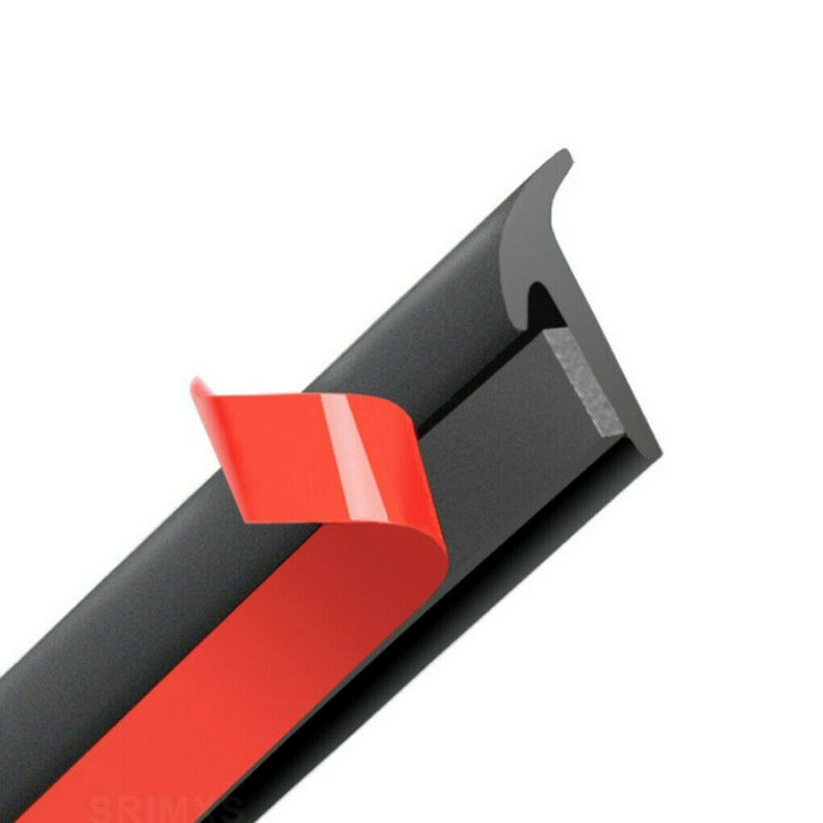 Black Rubber with Adhesive Double-Sided Tape High-Quality 5M T-Shape for Auto