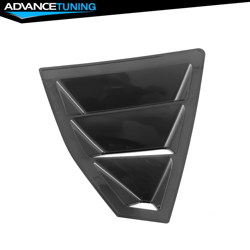 Fits 22-26 Subaru WRX Side Window Louvers Sun Shade Covers Black – Polycarbonate
