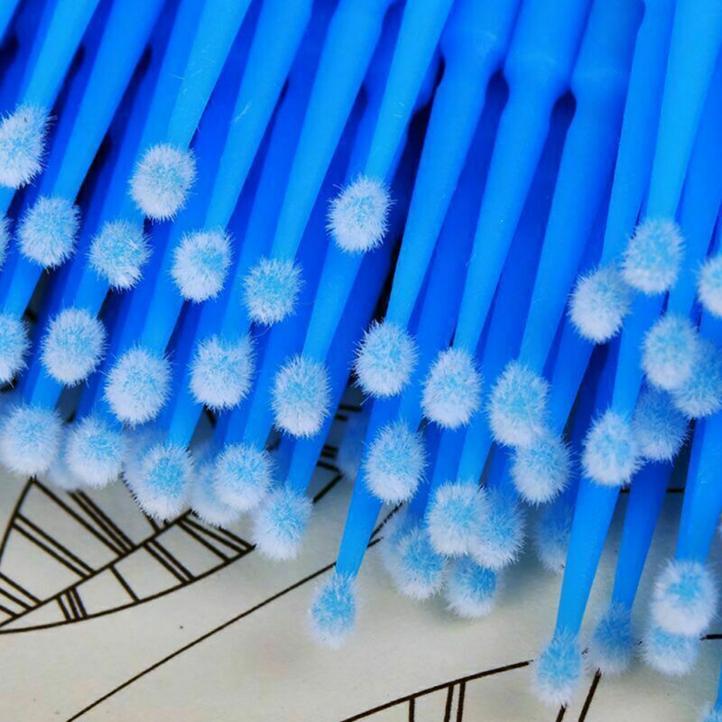 100Pcs 2mm Tip Micro Applicators Touch Up Paint Brush Tool Kit Car Accessories