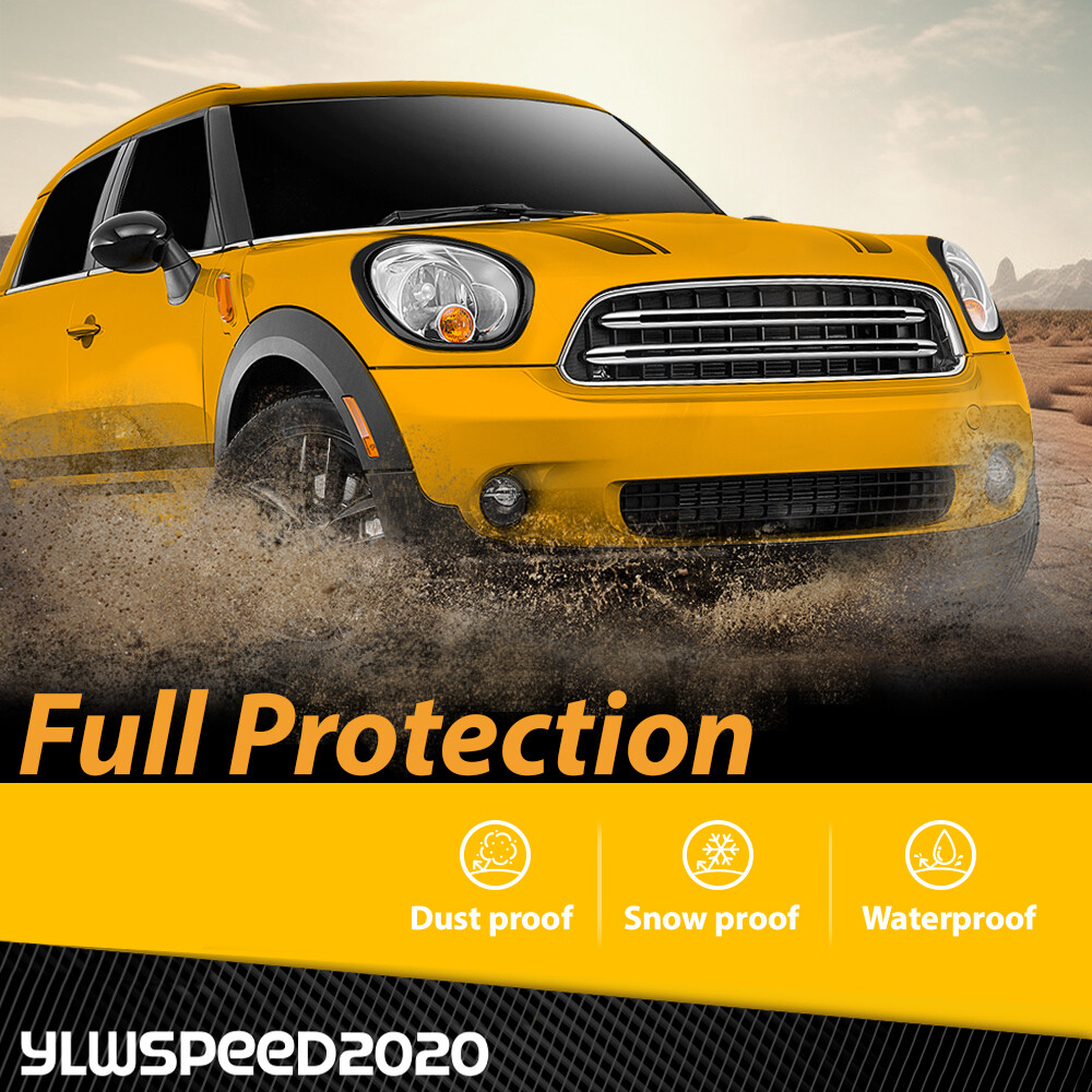 Pair Headlight Bezels Trim Ring Left Right Side Fit For Mini Cooper 11-16