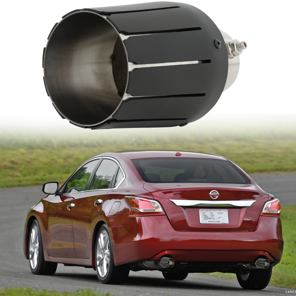 2.5″ 4″ In /Out Stainless Steel Exhaust Pipe Tail Muffler Tip For Nissan Altima