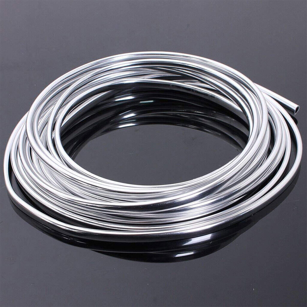20FT Car Chrome Moulding Trim Strip Auto Door Edge Scratch Guard Protector Cover
