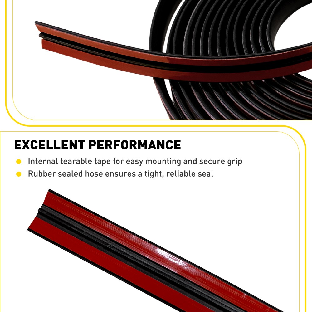 Roof Windshield Rubber Seal Strip Trim Edge Molding Protector Guard 14MMx5M