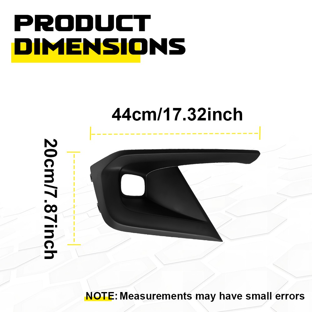 71191-T20-A11 For Honda Civic 2022-24 Front Bumper Fog Light Cover Trim Left EXV