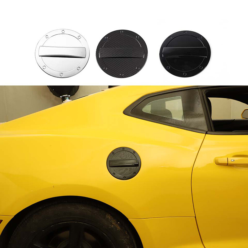 Car Door Fuel Tank Oil Gas Cap Bezel decor Cover Trim for Chevrolet Camaro 2016+