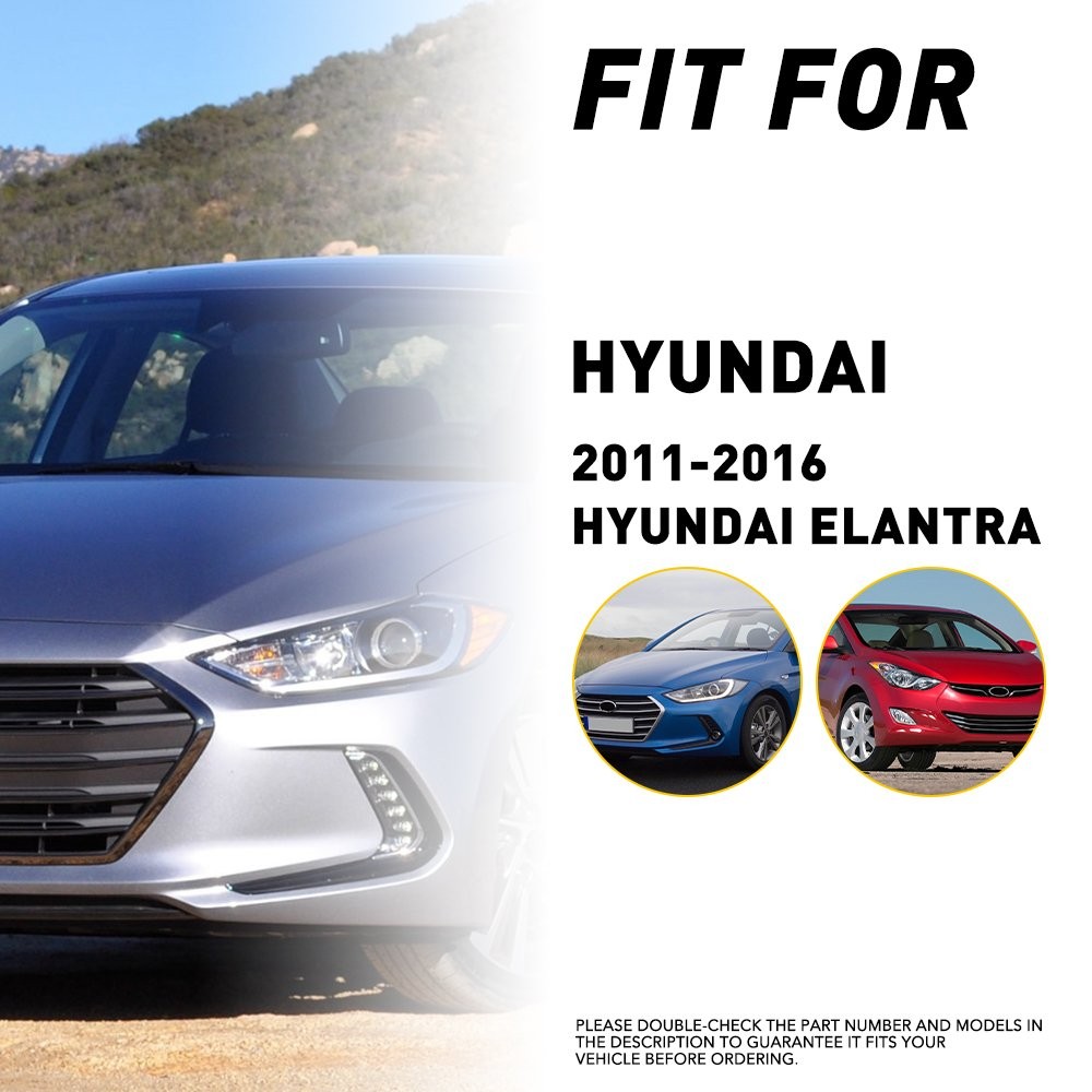 For Hyundai Elantra 2011-16 861543X000 Front Right & Left Side Cowl Cover F