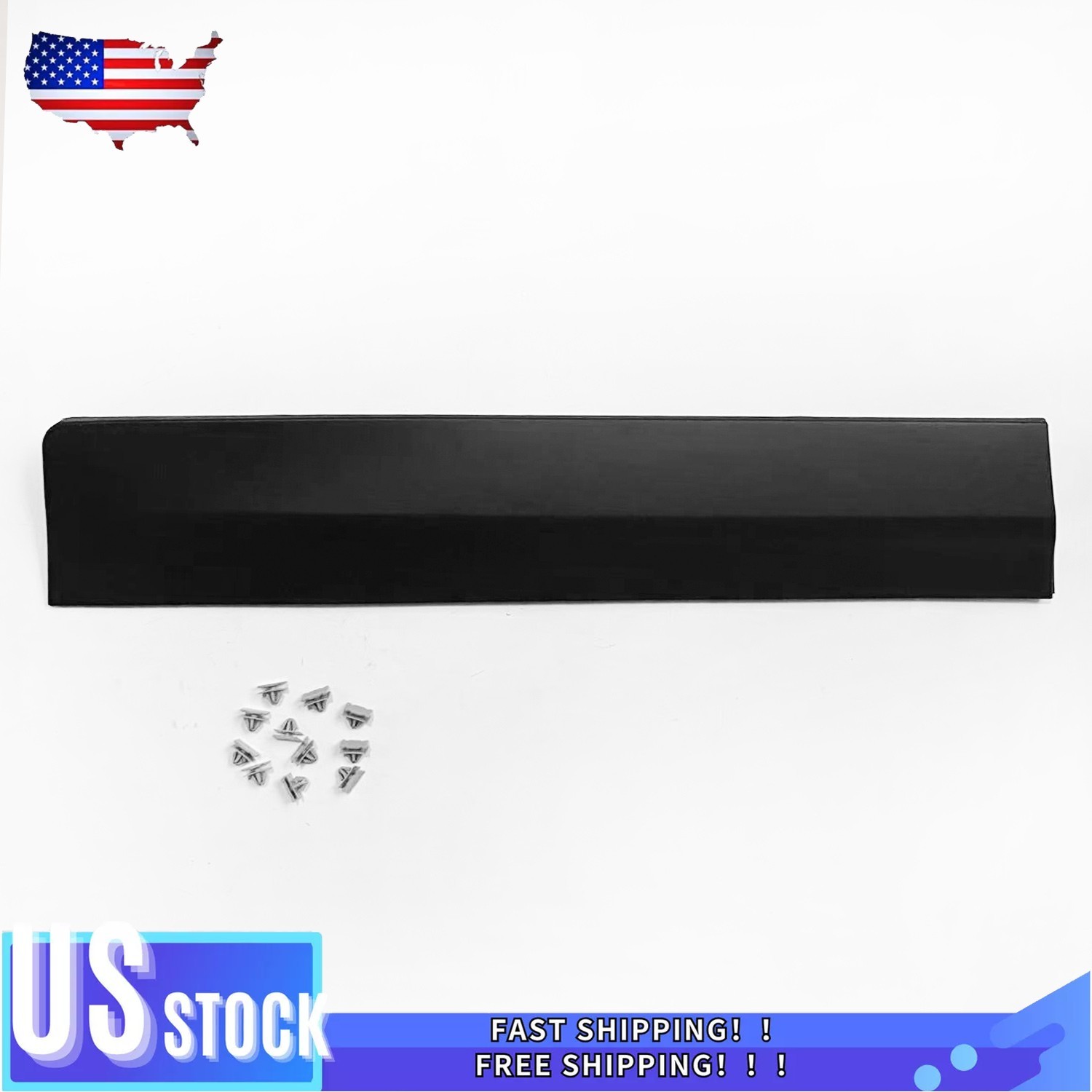 Rear Left Side For Cadillac XT5 2017-2025 Black New Door Lower Body Molding