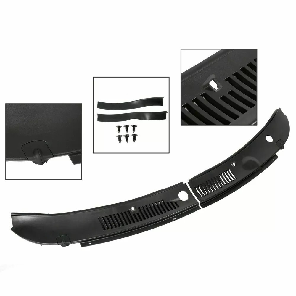2 Pcs Windshield Wiper Cowl Vent Grille Panel LH RH Side For 99-04 Ford Mustang
