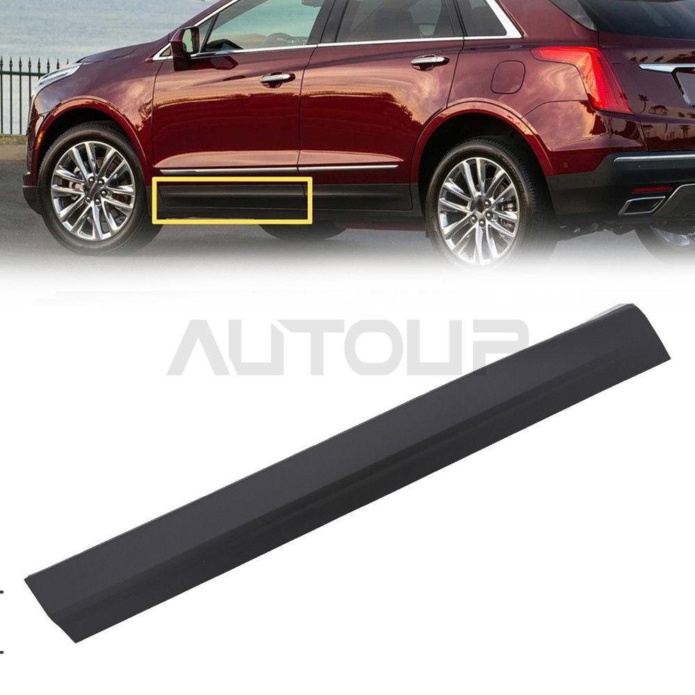 Front Lower Driver Side Black Door Trim Molding For 2017-2025 Cadillac XT5