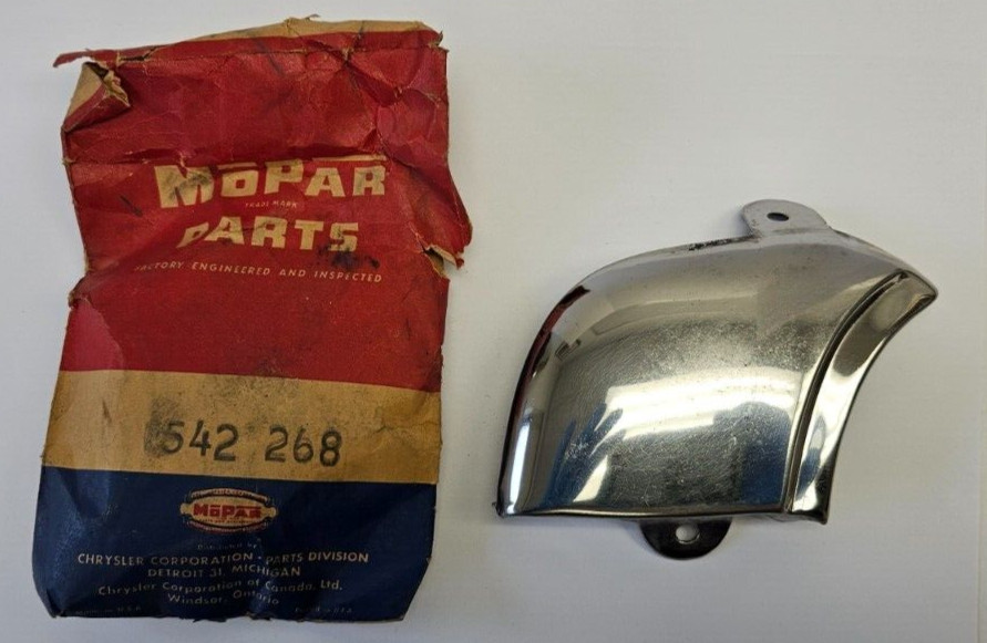 1954 Plymouth Savoy Plaza Rear Right Fender Stone Shield Extension 1542268 NOS