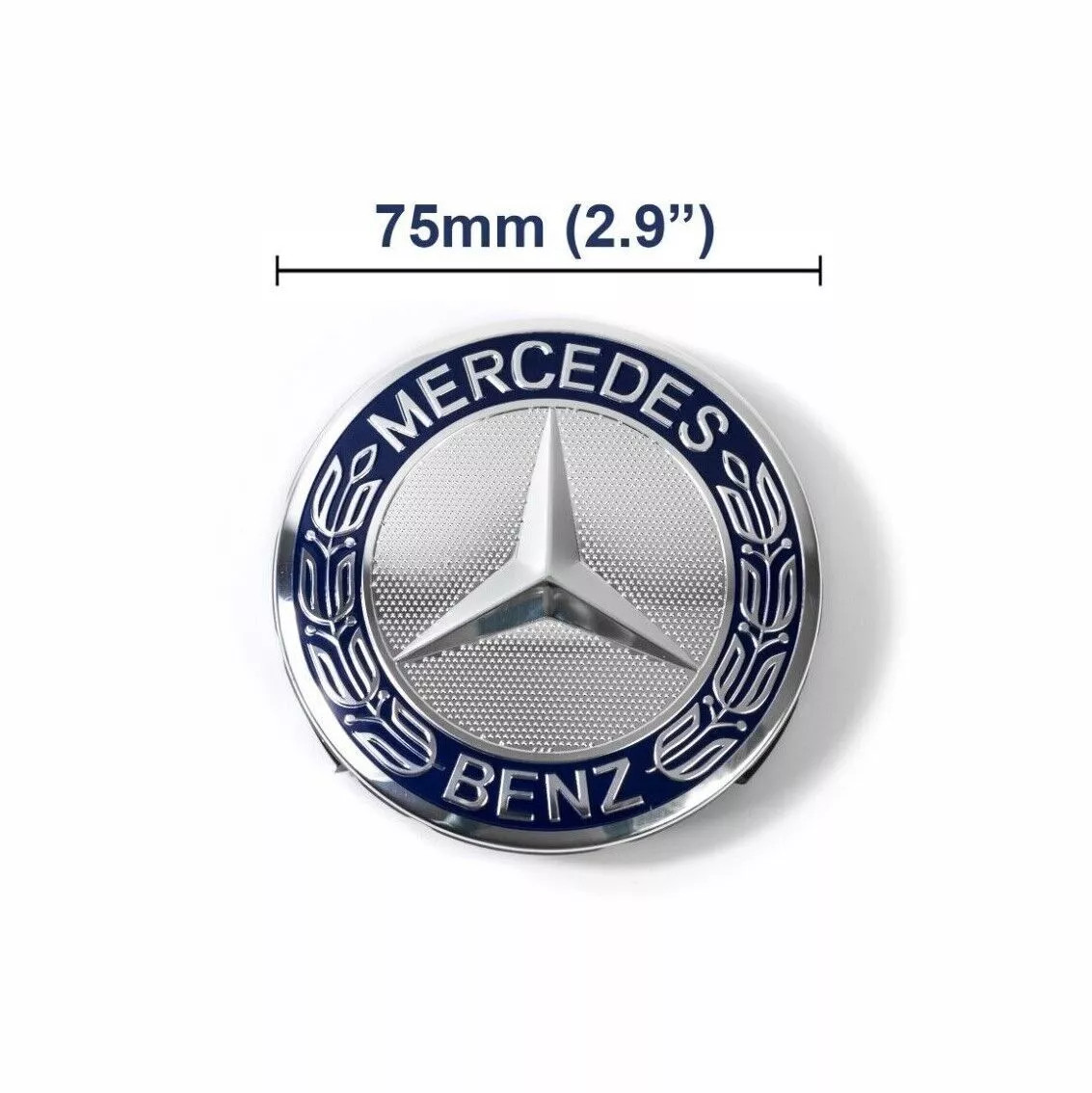 4PCS Fit MercedesBenz C300 Wheel Center Caps Emblem Blue Rim Hub Cover Badge NEW