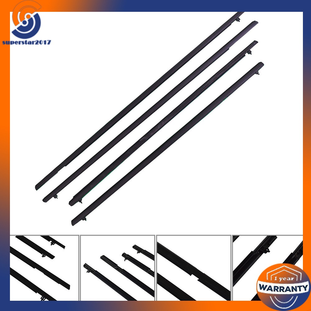 Outside WeatherStrip For Honda Civic 2006 – 2011 Window Moulding Trim Seal Belts