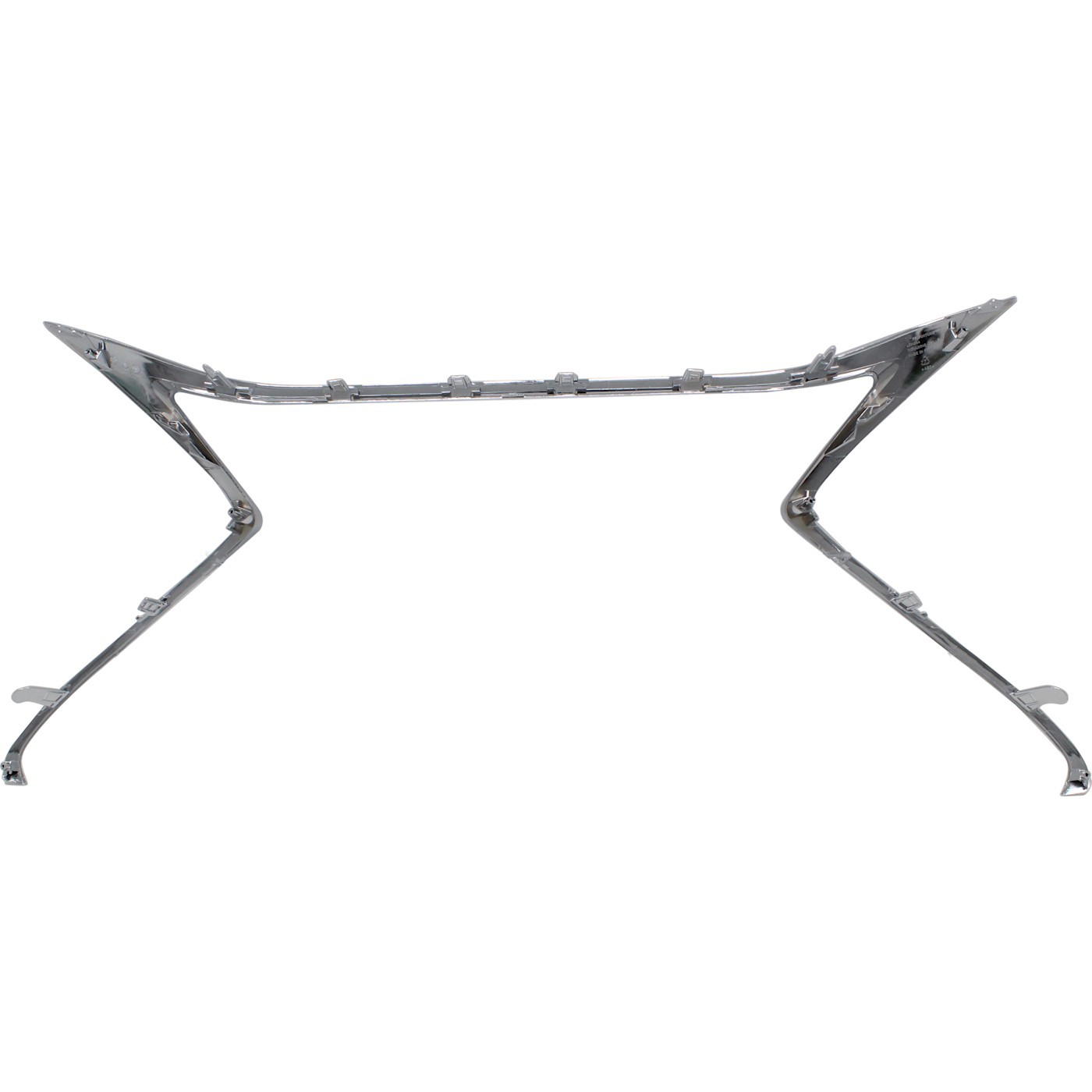 Set of 2 Grille Trims Grill Upper Chrome for Lexus ES350 ES300h 2016-2018 Pair