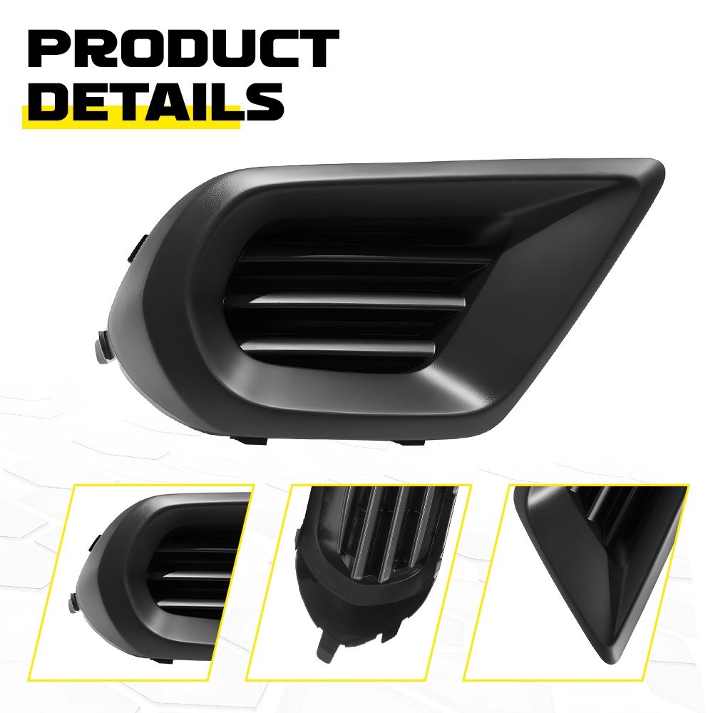 Pair Driver Passenger Side Fog Light Cover Bezel For 2014-2016 Subaru Forester