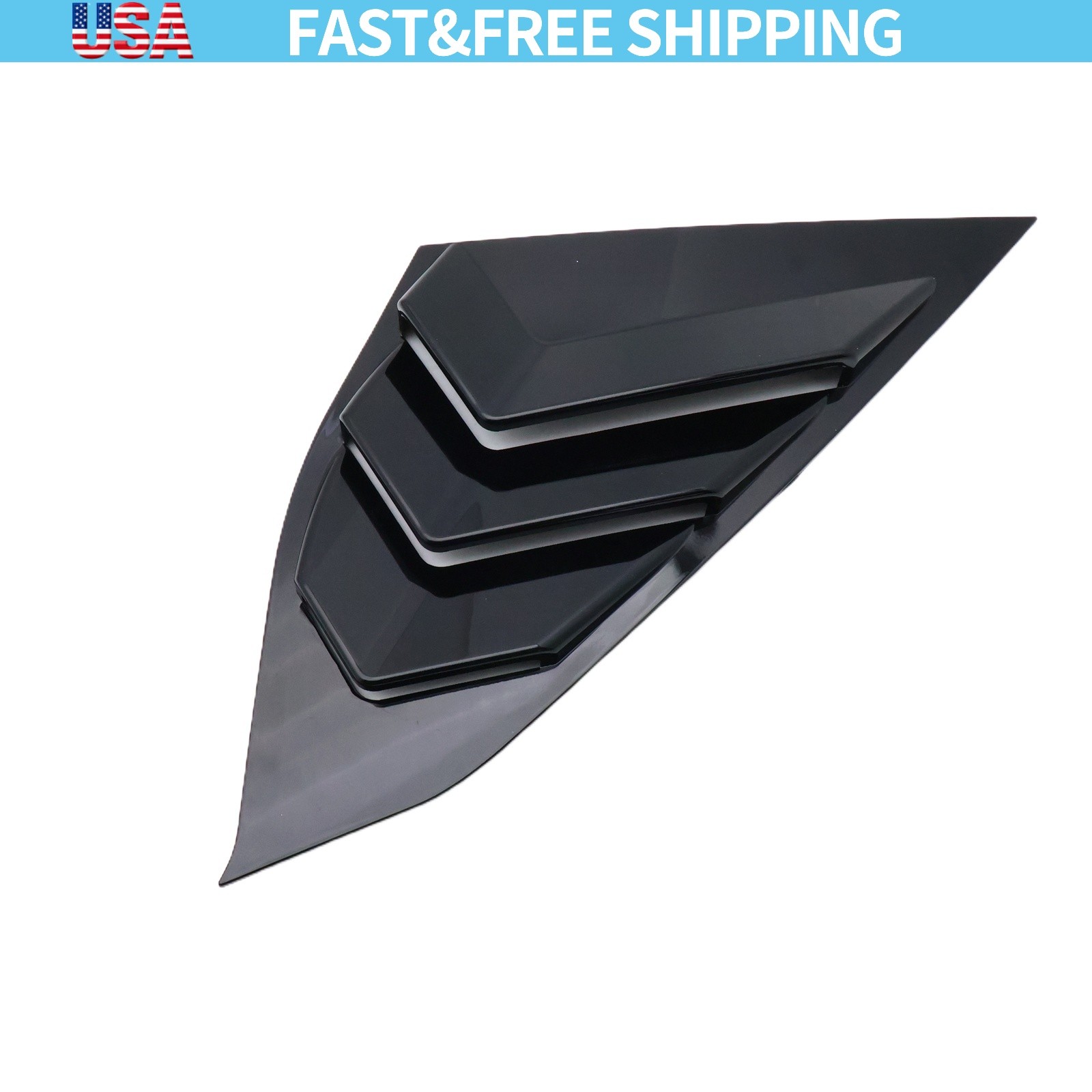 Side Window Louvers Cover For 2018-2020 Honda Accord Glossy Auto Accessories