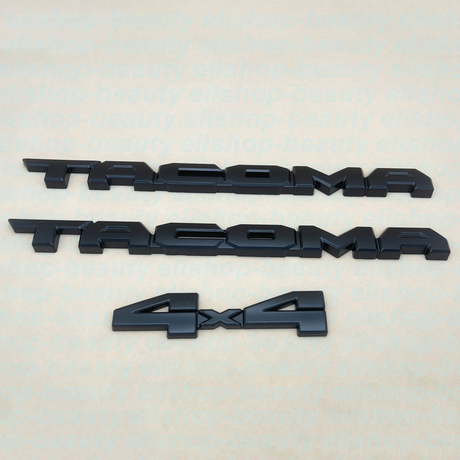 NEW matte Black BLACKOUT EMBLEM OVERLAY KIT FOR 2024 Tacoma SR 4X4 SR5 TRD