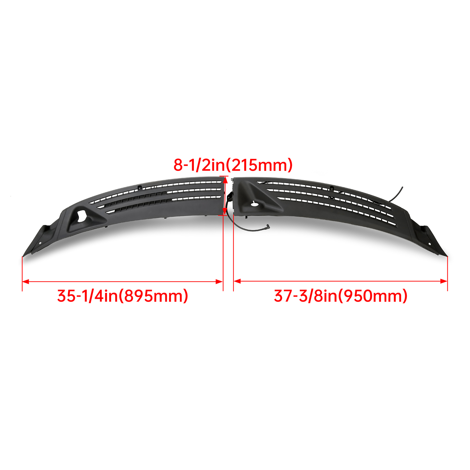 For 04-08 Ford F150 Left Right Upgraded Windshield Window Wiper Cowl Cover Panel