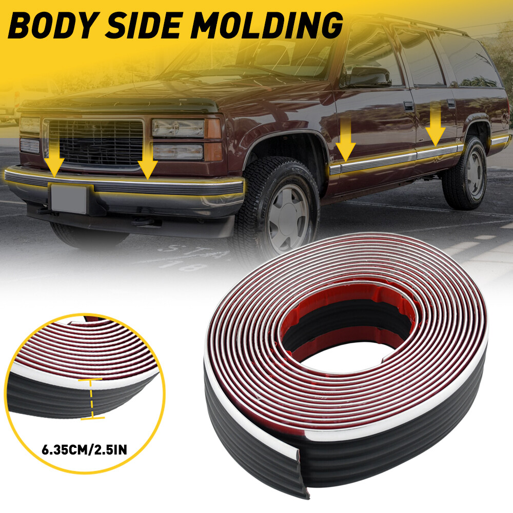 236in Universal Body Side Molding Belt Protector Strip for Trucks Cars SUVs