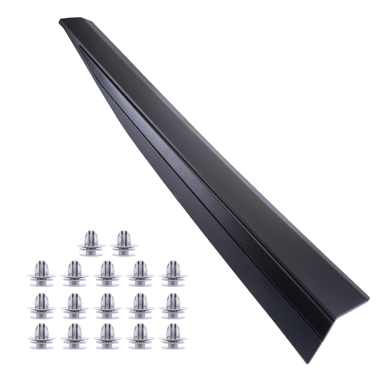 Black Door Trim Molding Front Right Passenger Lower For 2021-2023 Nissan Rogue