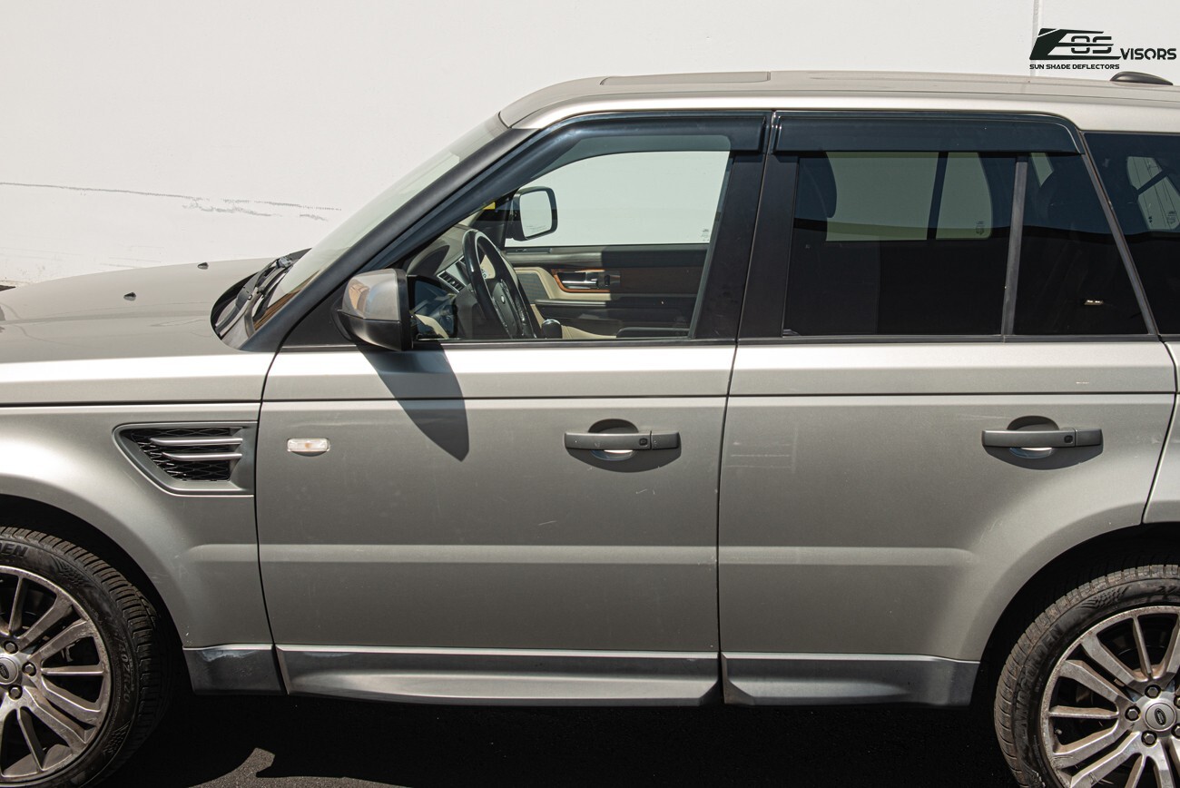 EOS Visors For 06-13 Range Rover Sport Smoke Tinted Side Vent Window Rain Guards