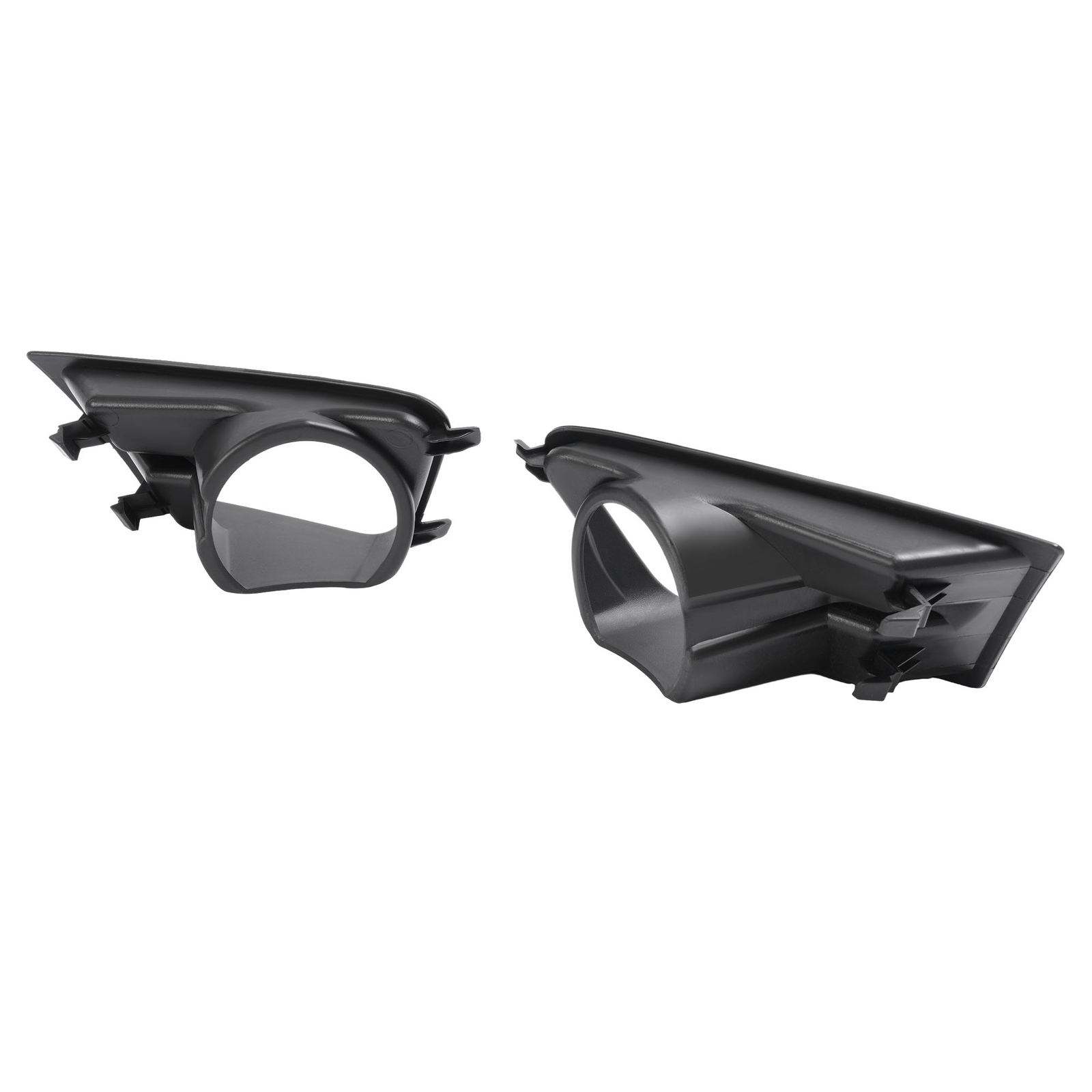 Pair Fog Light Lamp Bezel LH + RH Kit Pair for Ford Mustang Base Model 2010-2012