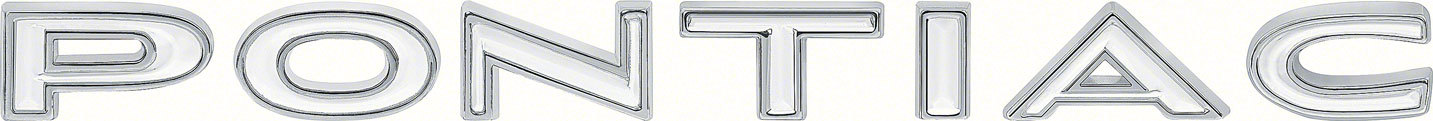 OER Pontiac Rear Tail Panel Letter Set For 1970-1973 Pontiac Firebird Models
