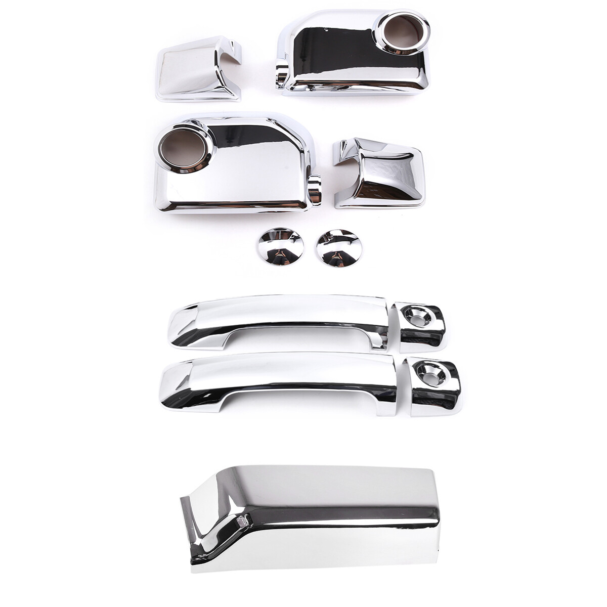 Chrome Door Handles Mirror Caps Tailgate Cover Kit For FJ Cruiser 2007-21 US
