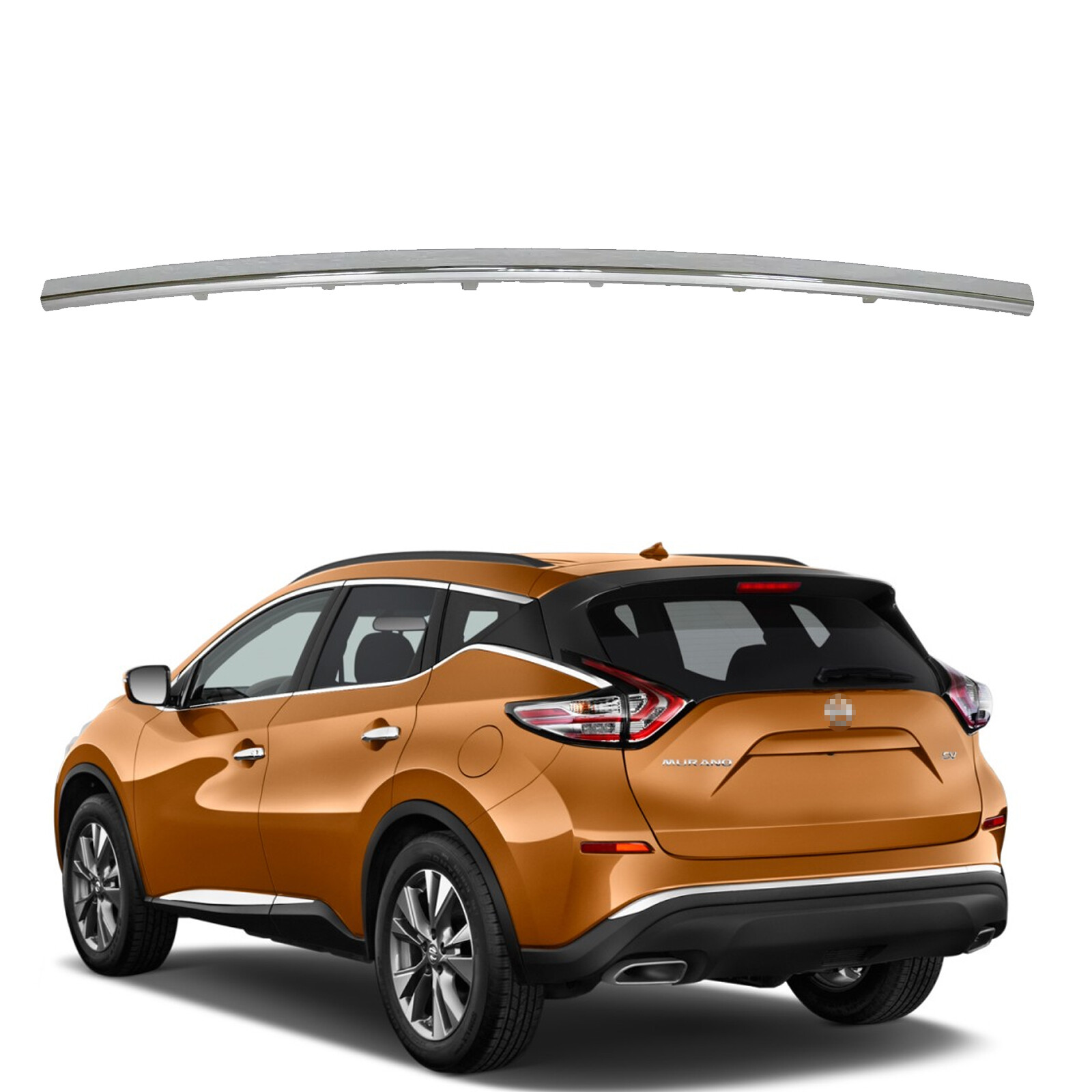 Rear Bumper Cover Center Molding Trim Fits Face Bar 2015-2023 Nissan Murano