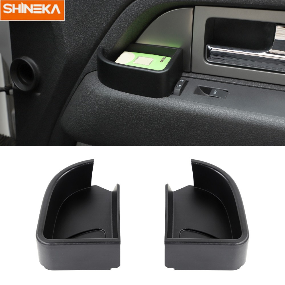 Door Handle Storage Box Organizer Tray For 2009-14 Ford F150 Raptor Accessories