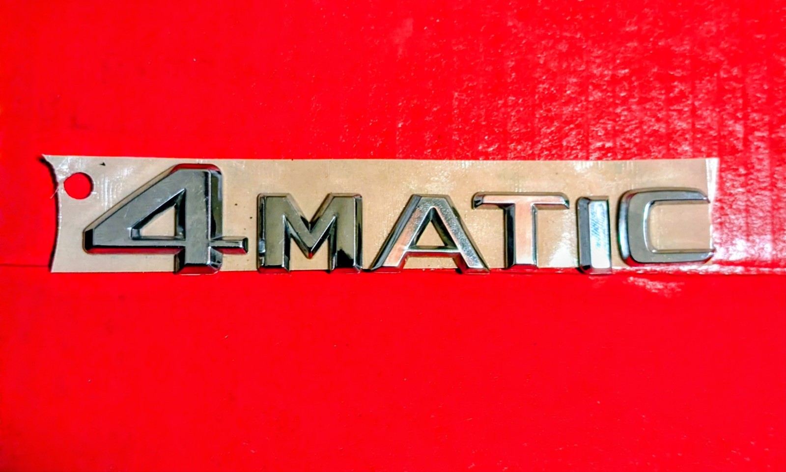 ✅Mercedes 4MATIC C E S G M Class Emblem Badge Rear – Adhesive Included