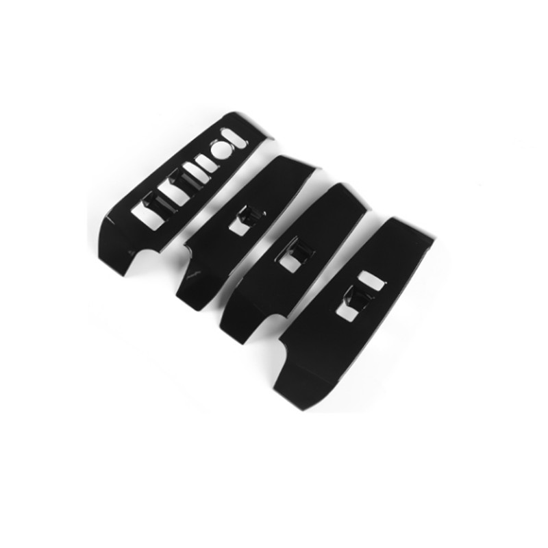 Bright black Window Switch Panel Cover Trim For Honda Civic Sedan 2022-2025