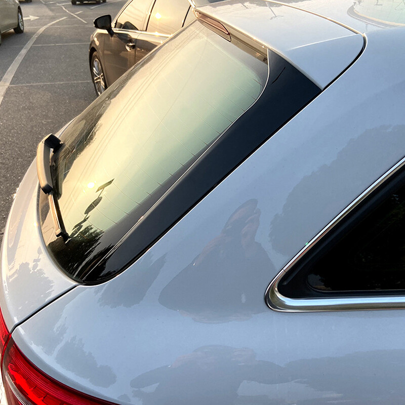 Rear Window Side Spoiler Splitter Plastic For Audi A4 B8 Allroad Avant