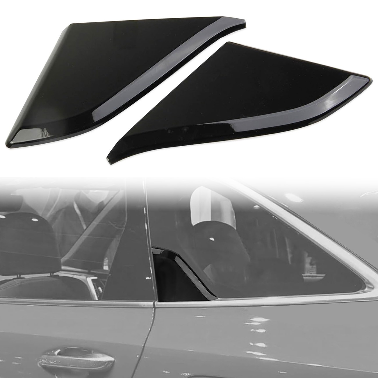 Window Blinds Cover Sill C-Pillar Molding Trim Cover for Kia Sorento 2021-2025