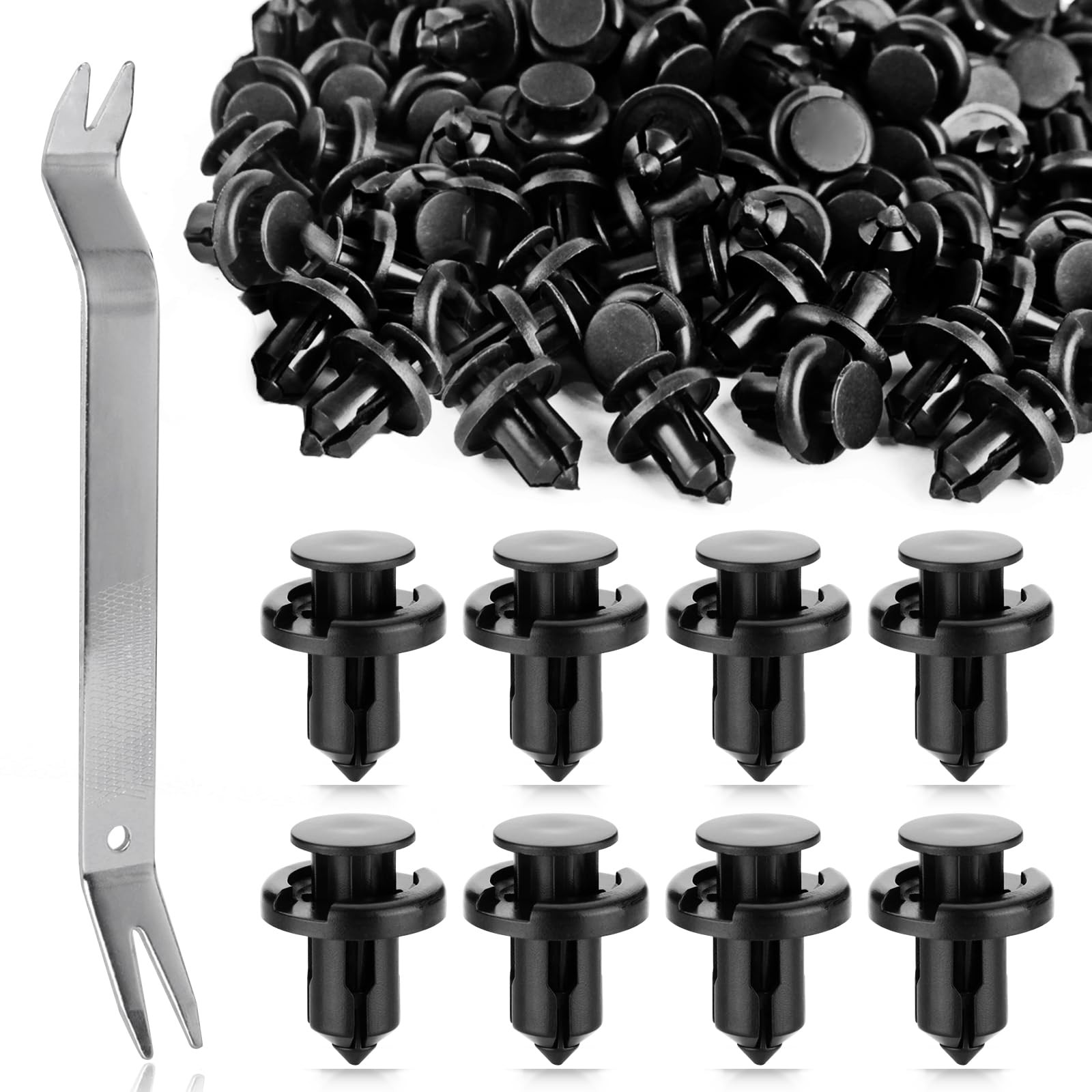120 Pcs Honda Bumper Clips POM 91503SZ3003 Compatible with Honda Acura Accord…