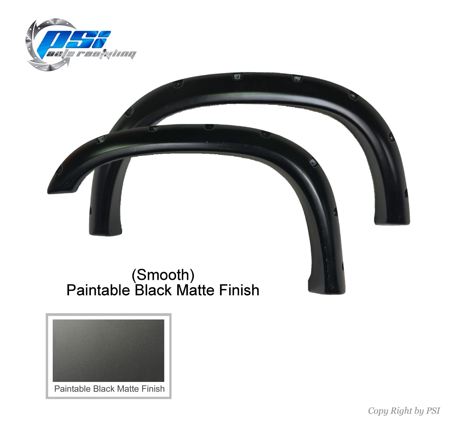 Pocket Bolt Style Fender Flares Fits Toyota T100 8’1″ Fleetside 93-98 Paintable