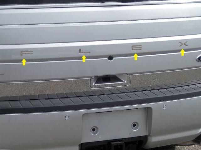 SS Graphic Emblem 4Pc Fits 2014-2019 Ford Flex SGR53340 QAA