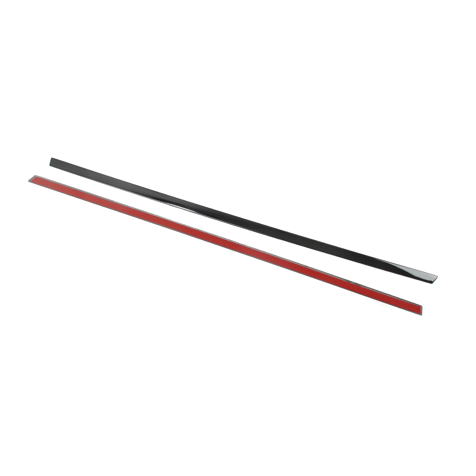 10x Glossy black Car Window Sill Molding Strip Cover Trim For BMW X5 2014-2018