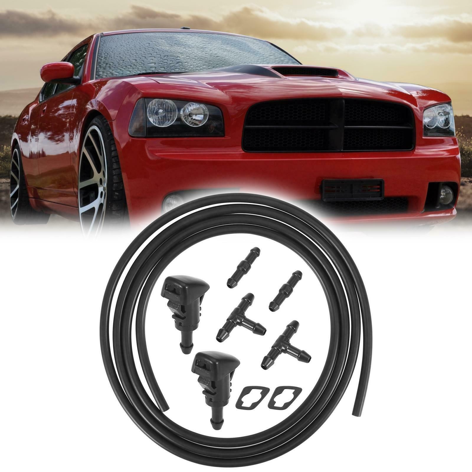 Windshield Washer Nozzles For 5113049AA Plastic&Rubber Useful