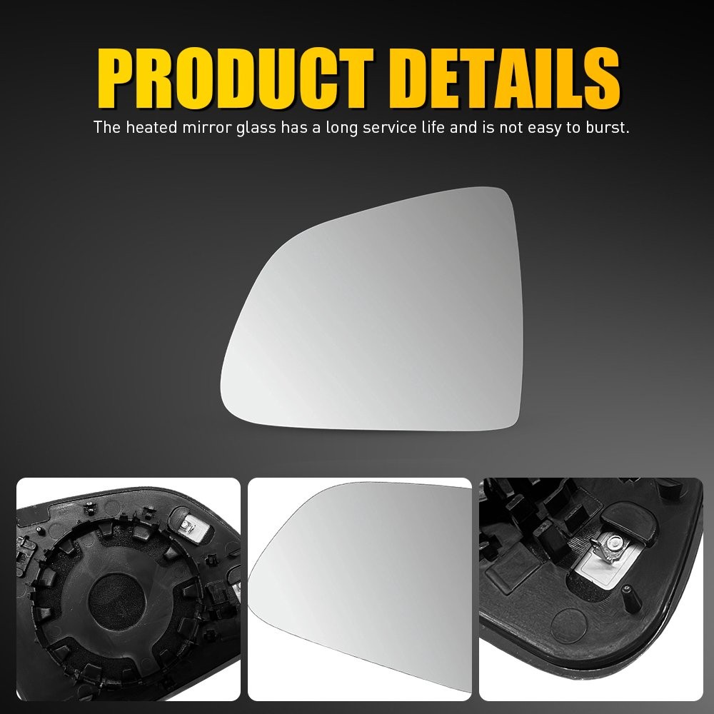 Driver LH Side Mirror Glass Heated For Tesla Model Y 2020-2025 161588000A