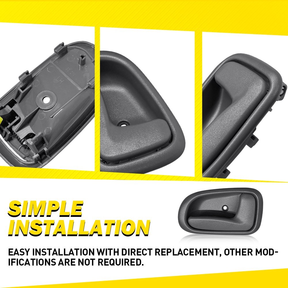 Interior Door Handle Beige Front or Rear Left Side For 1993-1997 Toyota Corolla